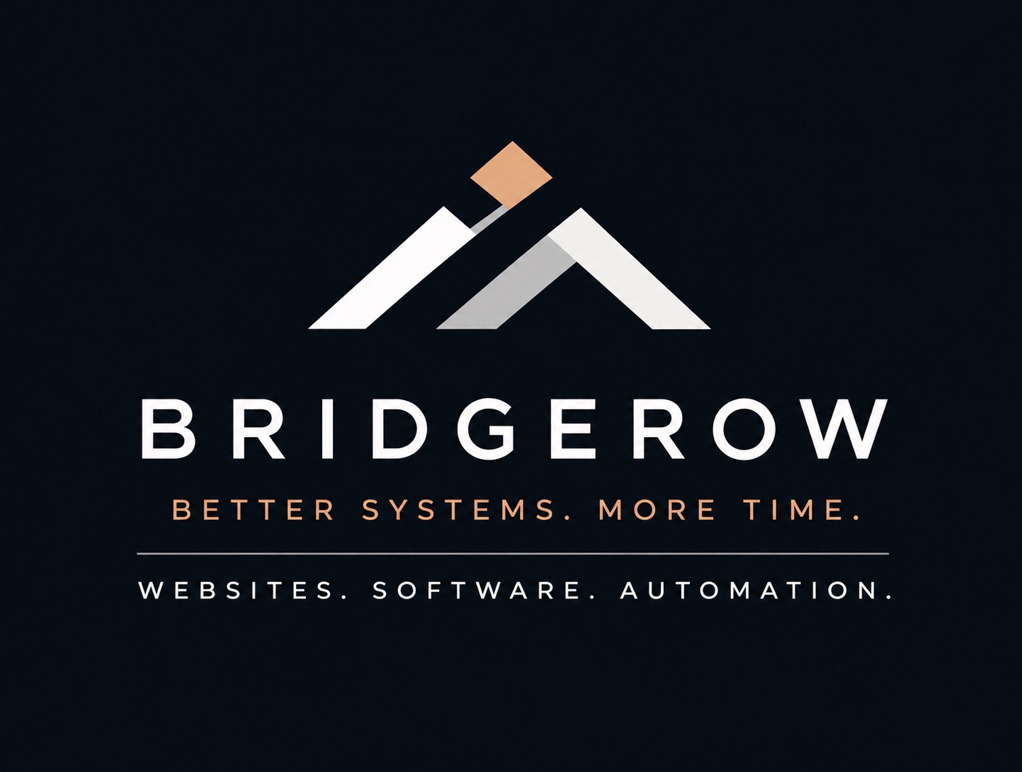 Bridgerow — Better Systems. More Time. Websites. Software. Automation.